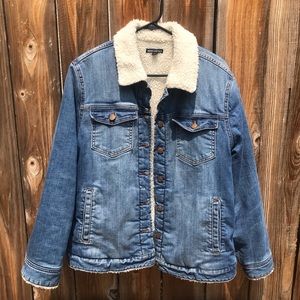 Sherpalined Denim Jacket 